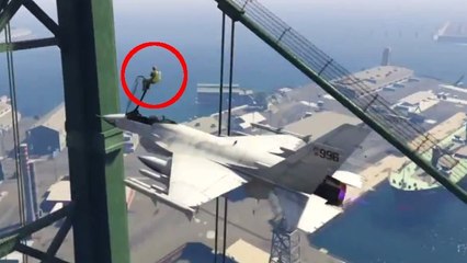 GTA 5 : Trevor exécute une cascade épique en parachute