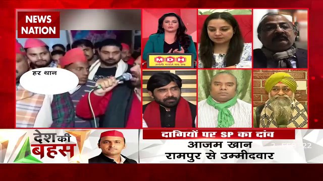 Desh Ki Bahas : चुनाव में जिन्ना को अखिलेश यादव ले आए : राजीव तुली