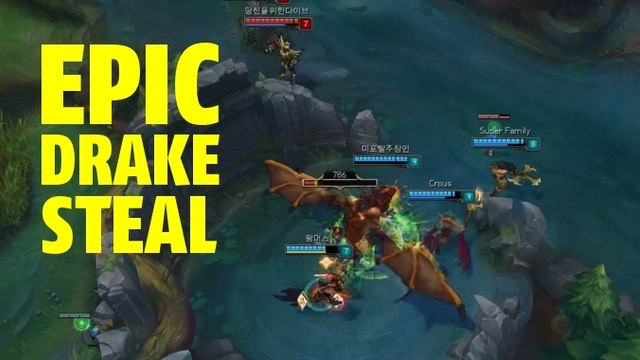 League of Legends : le drake steal le plus rapide de tous les temps