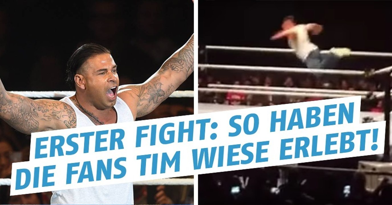 Tim Wiese gibt ein spektakuläres Wrestling-Debüt