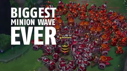 League of Legends : la plus grosse vague de sbires de tous les temps