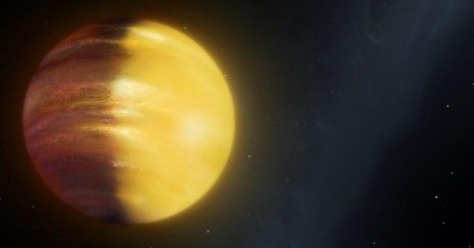 Cette nouvelle planète est entourée de nuages de pierres précieuses