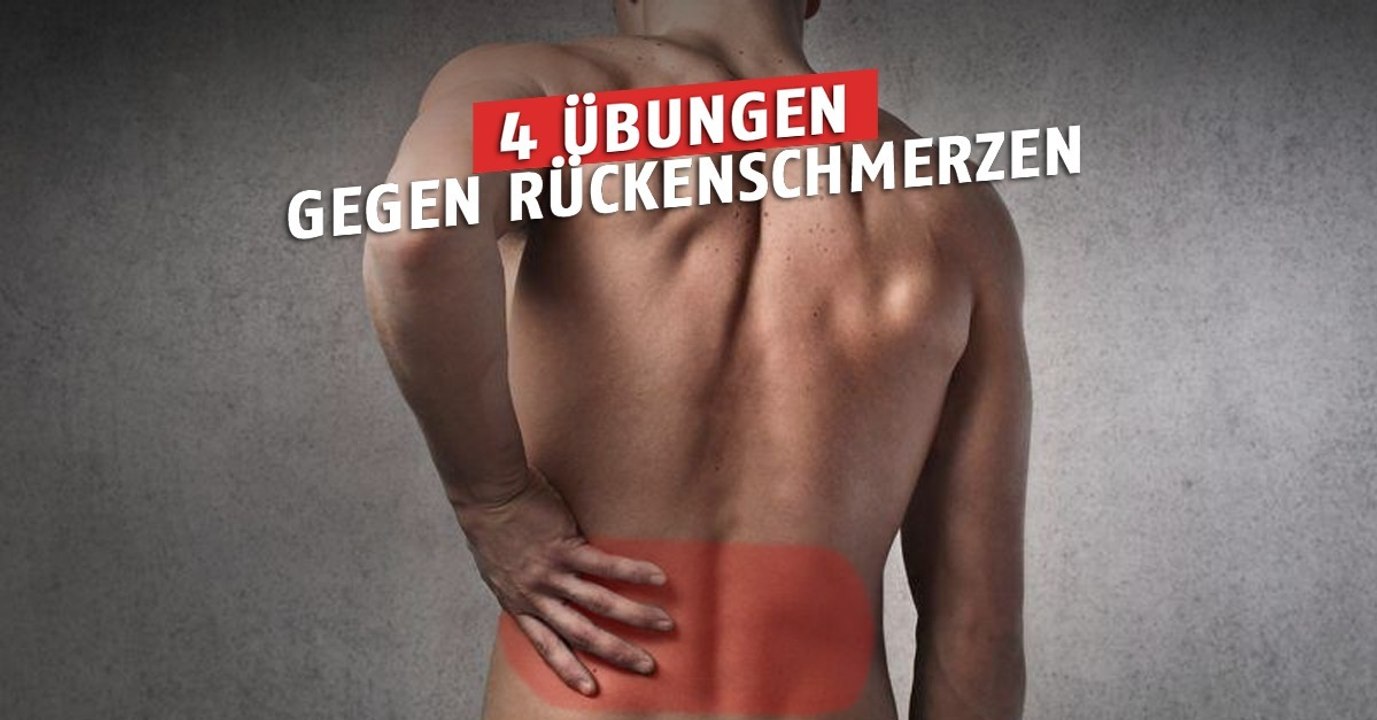 Diese 4 einfachen Übungen sind unerlässlich, um Schmerzen und Verletzungen am unteren Rücken zu vermeiden