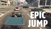 GTA 5 : une voiture se transforme en tremplin improvisé