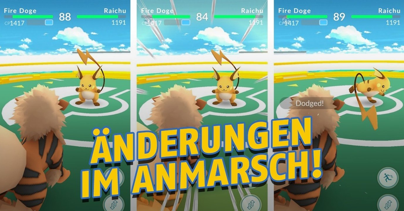 Pokémon GO: Niantic kündigt große Änderungen für die Arenen an