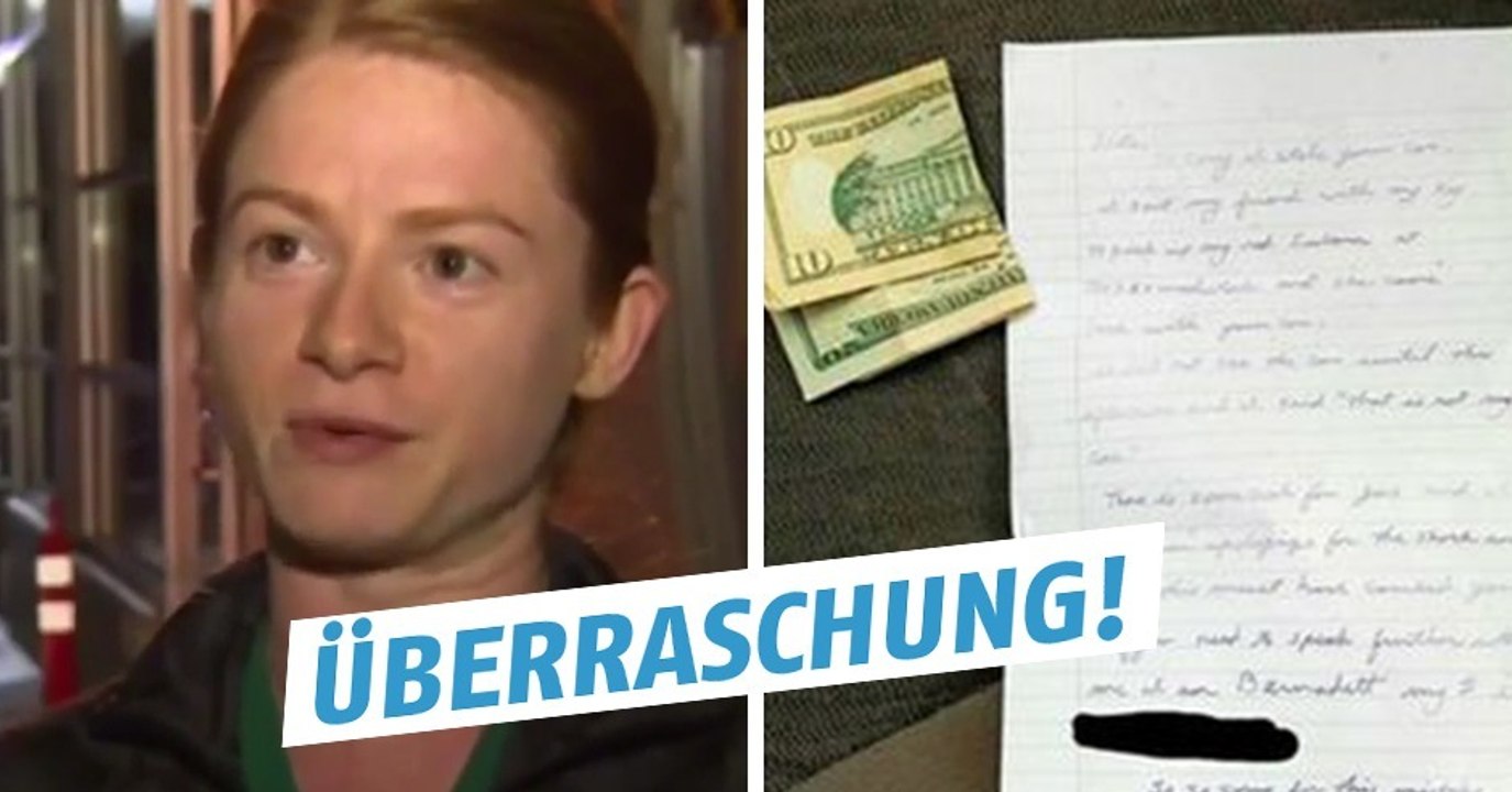 Ihr Auto wird gestohlen. Am nächsten Tag ist es wieder da... inklusive Spritgeld!