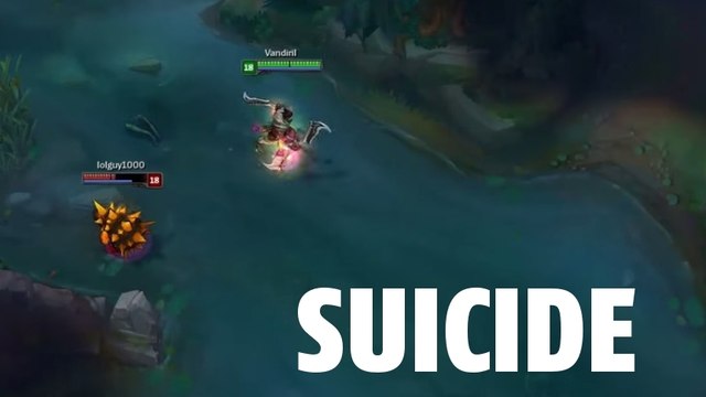 League of Legends : comment se suicider en seulement deux coups ?