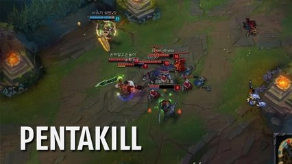 League of Legends : Riven réalise un pentakill 1v5 totalement épique