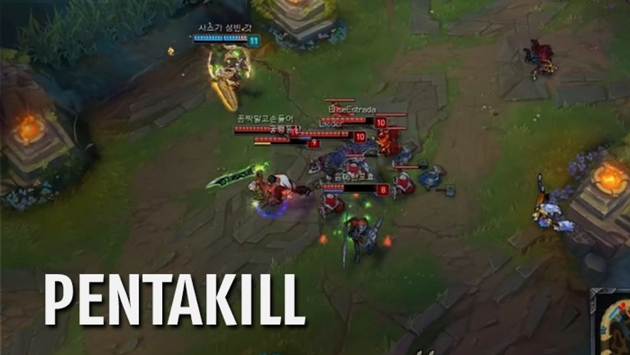 League of Legends : Riven réalise un pentakill 1v5 totalement épique