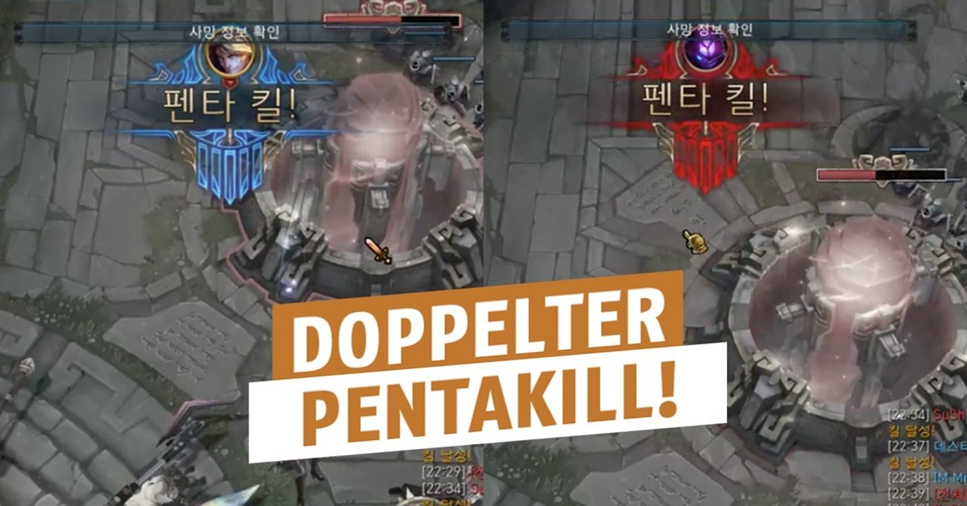 League of Legends: Rush wird Zeuge eines doppelten, gleichzeitigen Pentakills