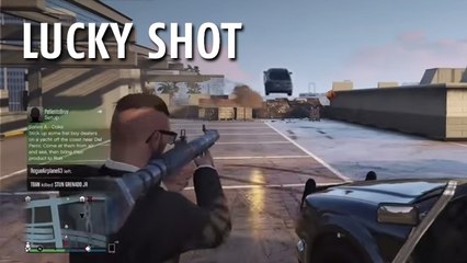 GTA 5 : le tir de lance-roquettes le plus chanceux du monde