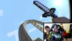 Minecraft : un père s'essaie aux montagnes russes avec l'Oculus Rift
