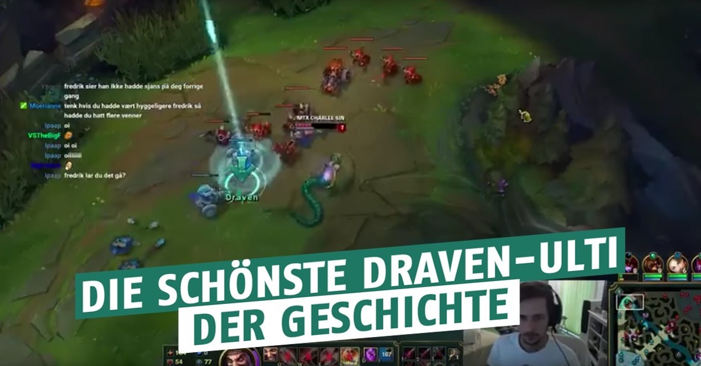 League of Legends: Die schönste Draven-Ulti der Geschichte