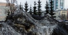 Une étrange neige noire est tombée sur la Sibérie