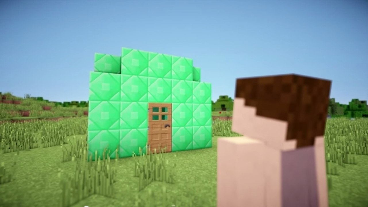 Minecraft : et si les émeraudes remplaçaient la terre ?