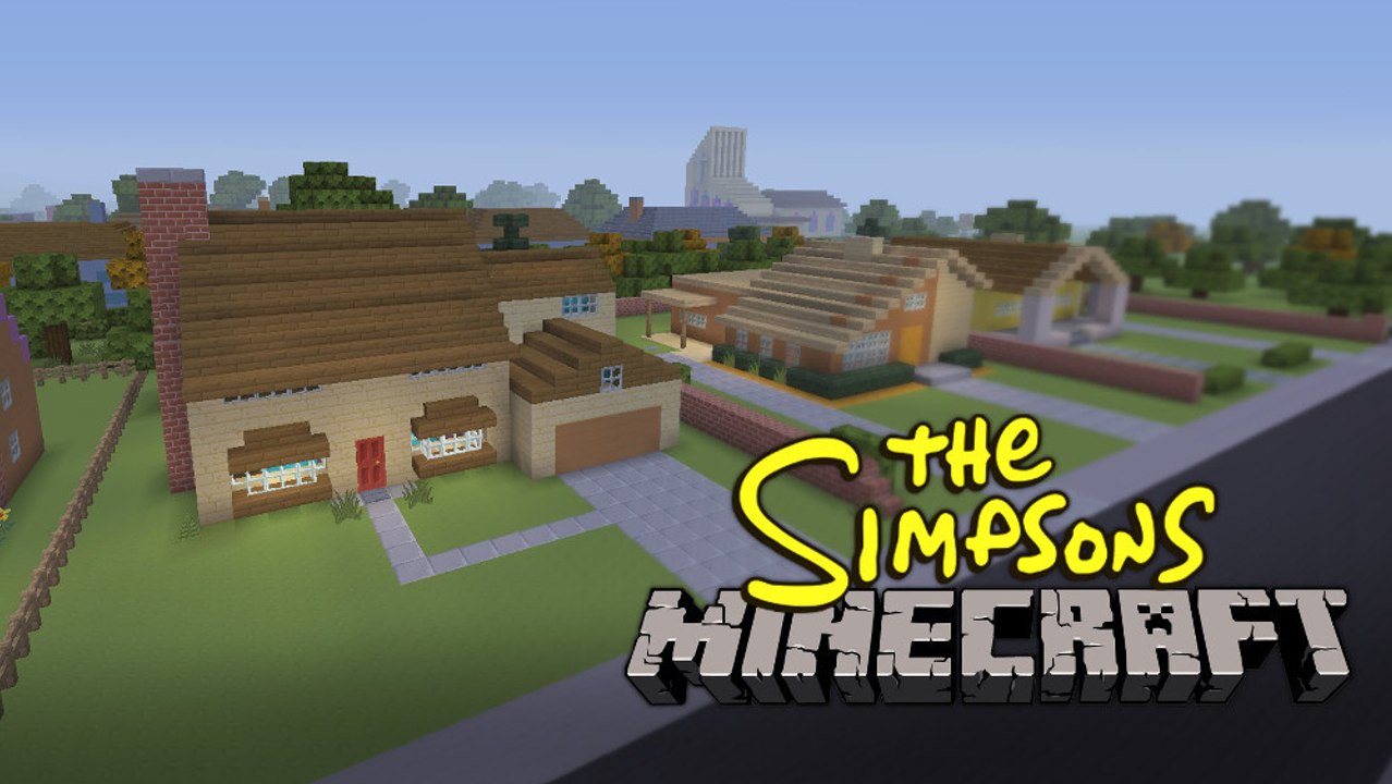Minecraft : il recréé le générique des Simpson...