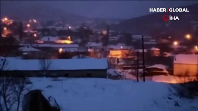 Kar yağışı bölgeye Edirne'den giriş yaptı! Her yer beyaza büründü