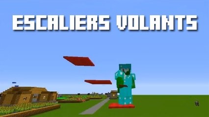 Minecraft : créez des escaliers et des blocs volants !