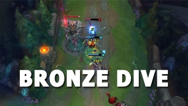 League of Legends : voici à quoi ressemble un dive raté en ligue Bronze