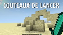 Minecraft : un joueur a créé des couteaux de lancer !