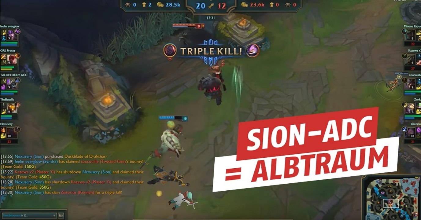 League of Legends: ADC-Sion wird euch Albträume bereiten