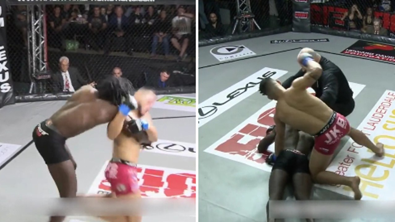Plötzlich packt er seinen Gegner und das Ergebnis ist unglaublich!