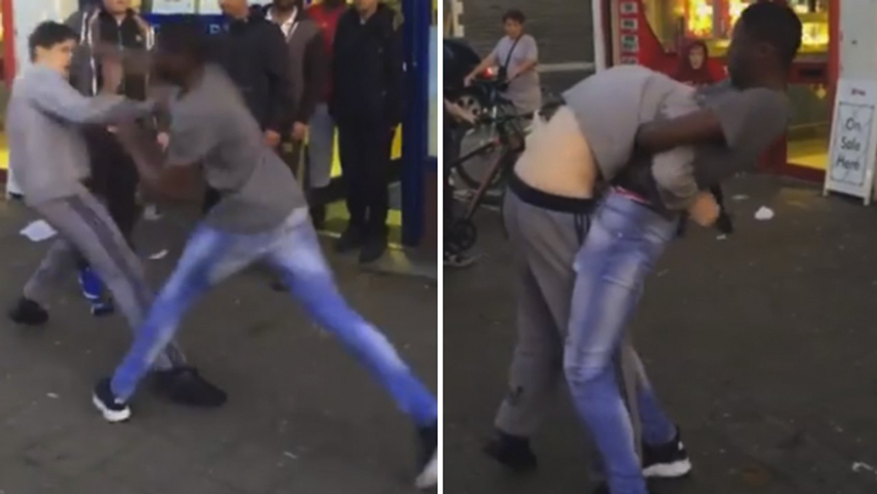 Hier wird die Kraft von Jiu Jitsu in einem Straßenkampf getestet