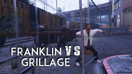 GTA 5 : quand Franklin s'embrouille avec un grillage