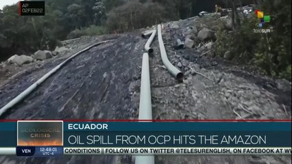 Indigenous People without access to water and fishing due to oil spill