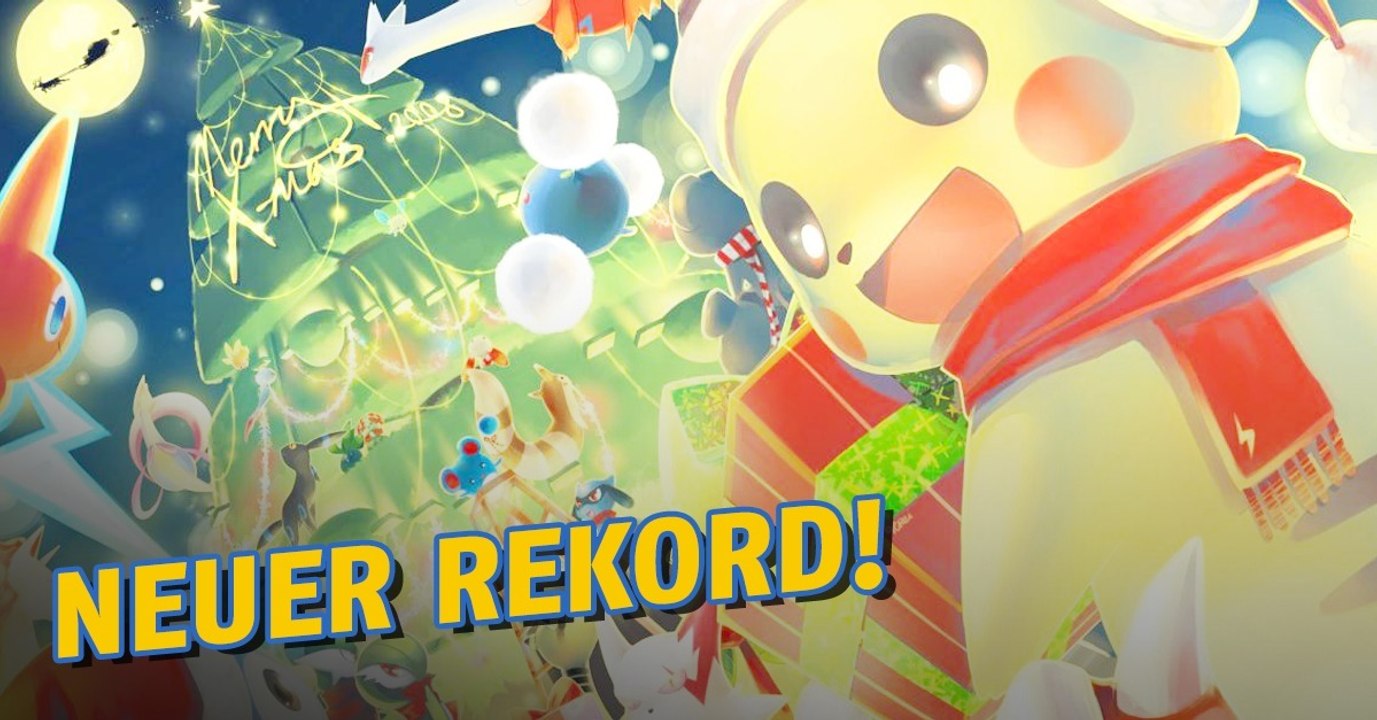 Pokémon GO: Die App hat an Weihnachten einen neuen Rekord aufgestellt