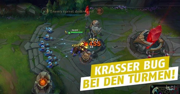 League of Legends: Gangplank kann den Türmen kritische Treffer verpassen