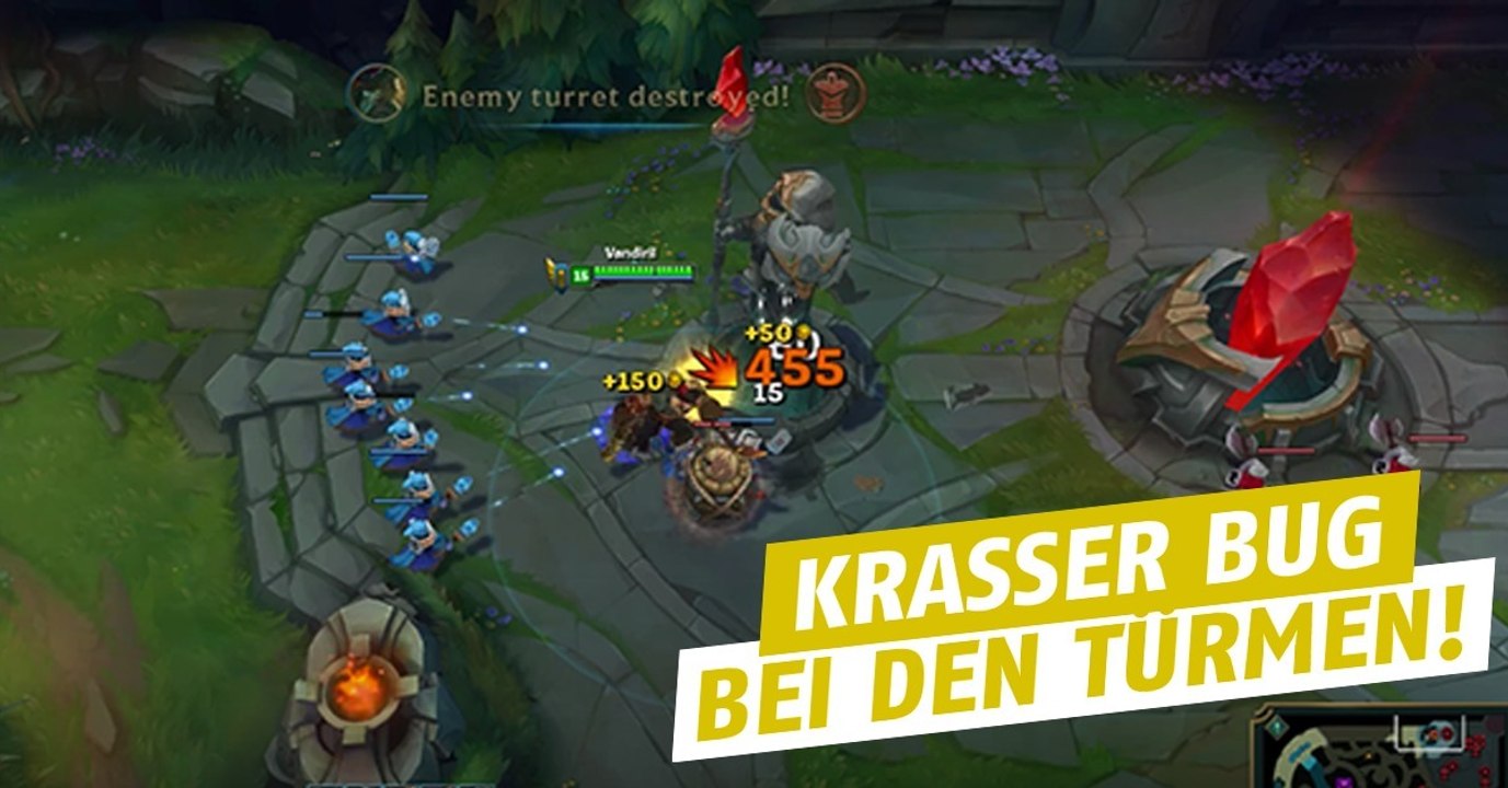 League of Legends: Gangplank kann den Türmen kritische Treffer verpassen