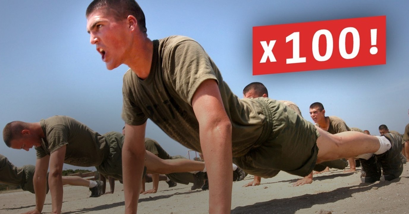 So machst du 100 Liegestützen hintereinander ohne Pause