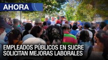 Empleados públicos en #Sucre solicitan mejoras laborales - #02Feb - Ahora