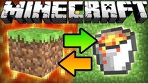 Minecraft : et si la lave et l'herbe échangeaient leurs places ?