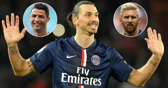Zlatan Ibrahimovic spricht über Ronaldo, Cristiano Ronaldo und Lionel Messi