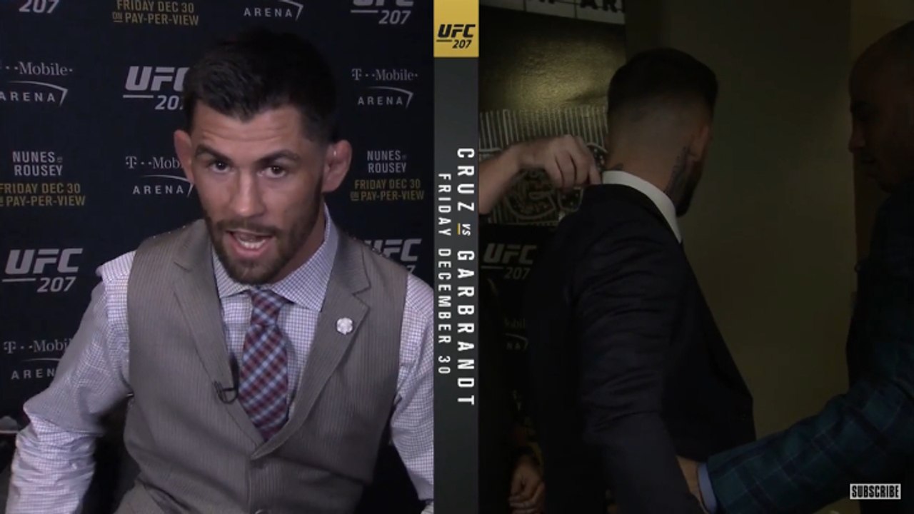 Cody Garbrandt flippt beim Face-to-Face-Interview mit Dominick Cruz aus