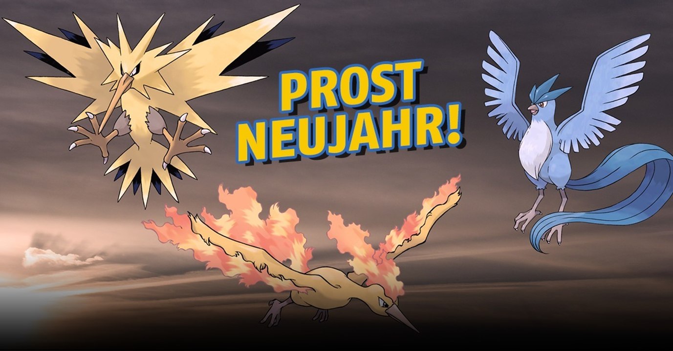 Neujahrs-Special bei Pokémon GO: Kommen Arktos, Zapdos und Lavados?