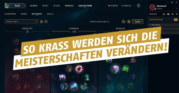 League of Legends: Diese Änderungen sind für Runen und Meisterschaften geplant