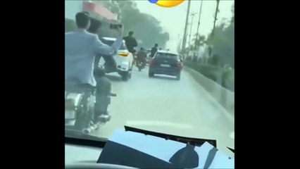 Quand tu n'as pas vu que ça freinait devant toi