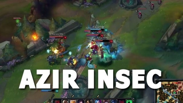 League of Legends : Azir se prend pour Lee Sin et réalise une InSec de génie !