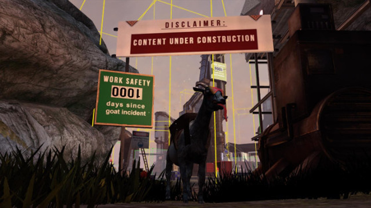Goat Simulator (PC, Xbox One, PS4) : GoatZ, la première extension de Goat Simulator se la joue Day Z