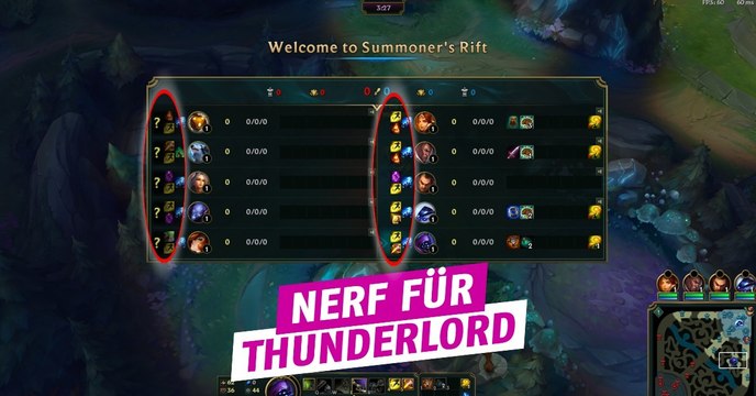 League of Legends: Änderungen für Thunderlord geplant
