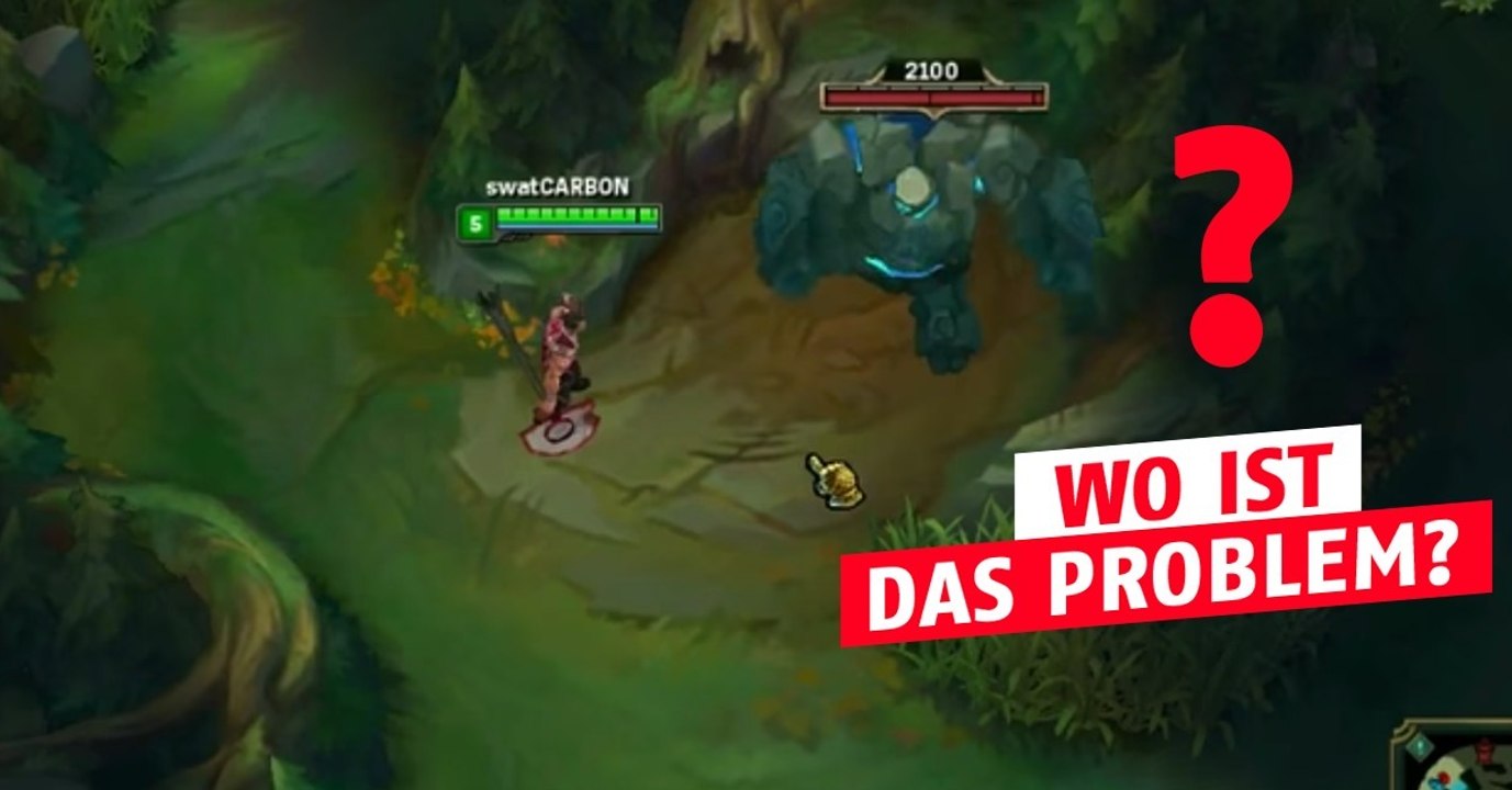 League of Legends: Darius amüsiert sich mit den Buffs im Dschungel