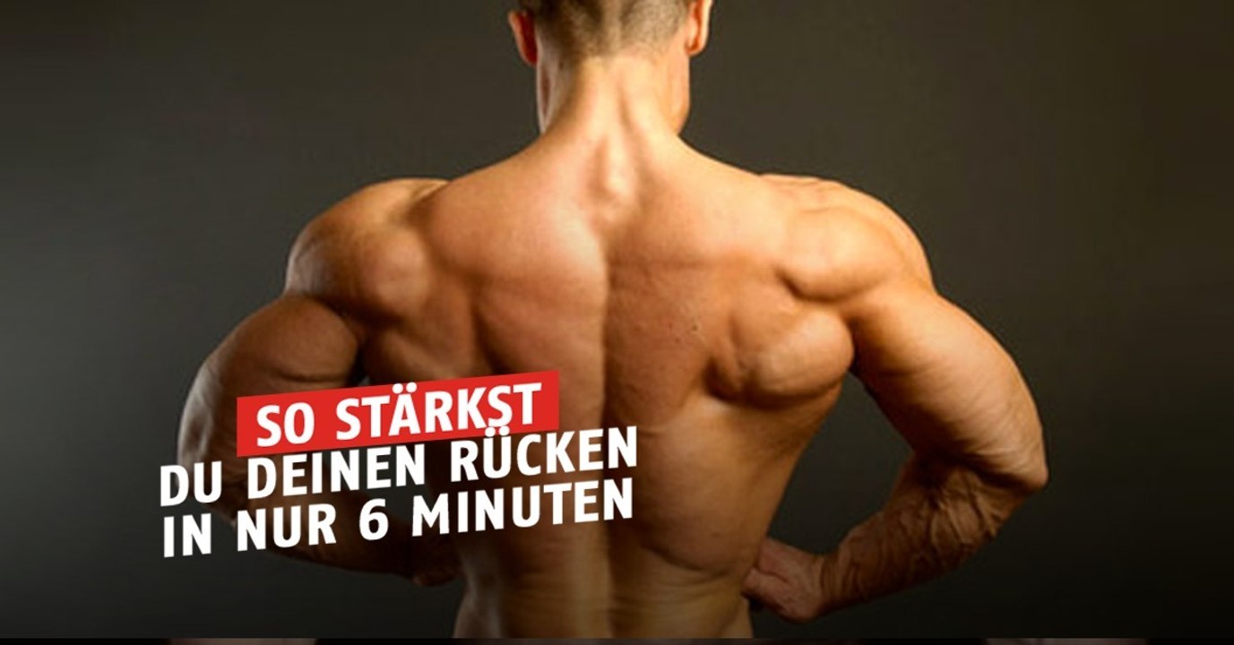 Training der Rückenmuskulatur in nur 6 Minuten