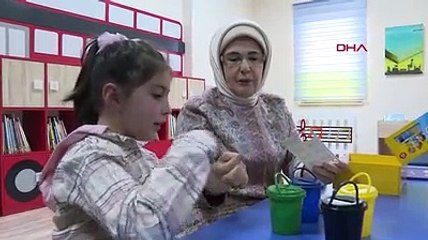 Emine Erdoğan, Bebek Kütüphanesi’nin açılışını yaptı