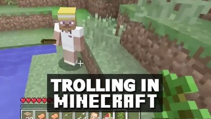 Minecraft : ce joueur vous apprend comment troller dans Minecraft