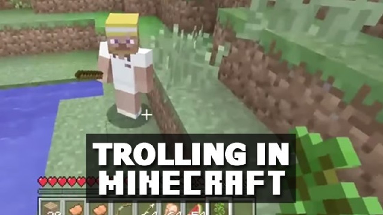 Minecraft : ce joueur vous apprend comment troller dans Minecraft