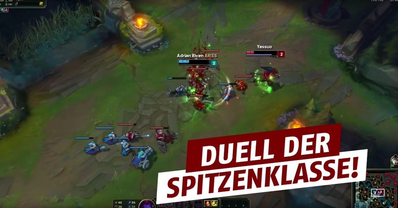 League of Legends: Der beste Riven-Spieler trifft auf den besten Yasuo-Gamer