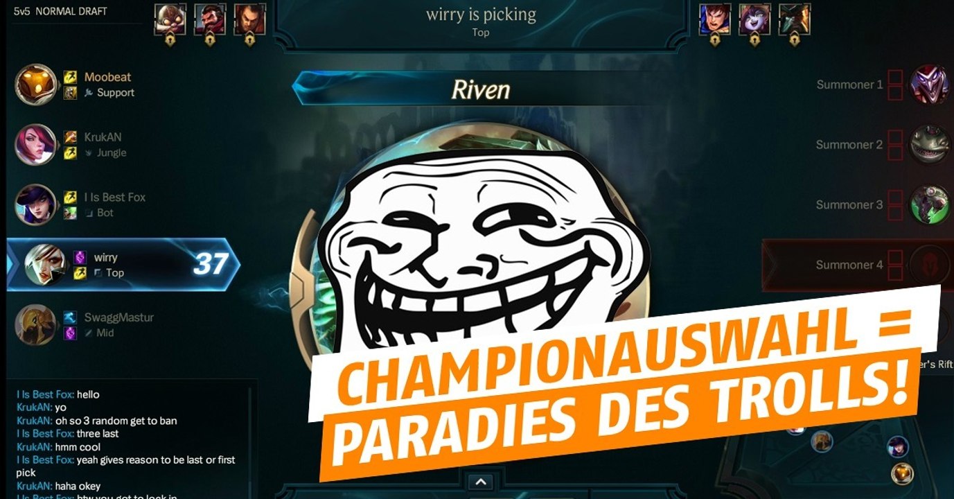 League of Legends: Endlich! Riot will Trolle bei der Championauswahl bestrafen